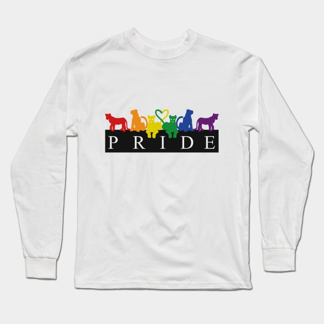 Gay Lion Pride Long Sleeve T-Shirt by Ausplosion